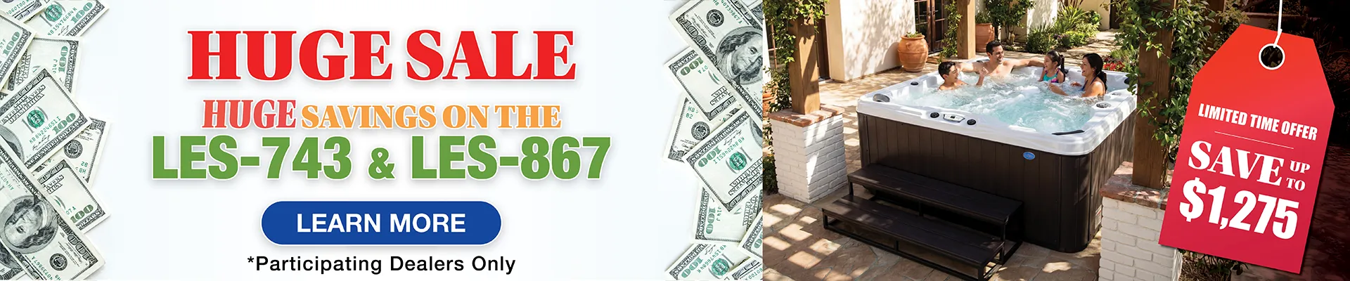 Calspas hot tub being used in a family setting - Ankeny